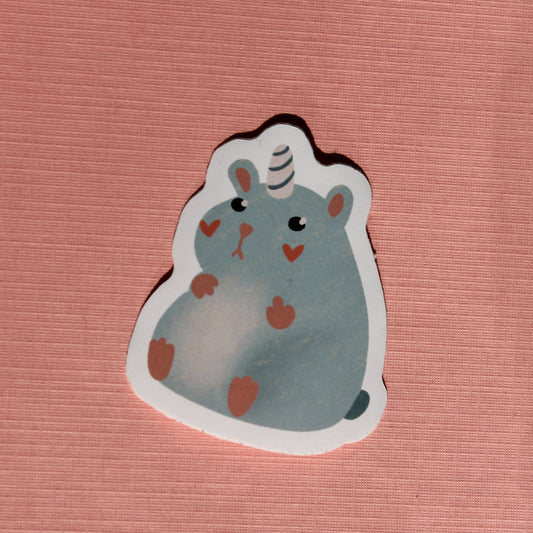 Hamsterisarvinen tarra